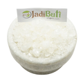 Ajwain Satva white translucent granules in a stone bowl — Jadibuti Store