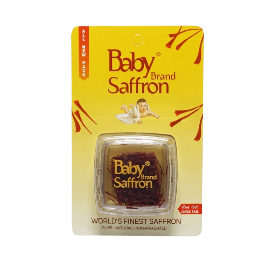 Baby Brand Saffron / Kesar 1g (Crocus sativus) - Jadibuti Store