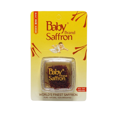 Baby Brand Saffron / Kesar 1g (Crocus sativus) - Jadibuti Store