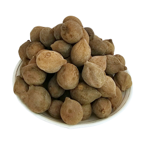 Baheda dried whole fruits on a white plate — Jadibuti Store