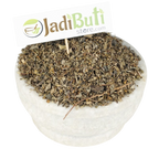 Bhui Amla dried chopped leafy and stem fragments in a stone bowl — Jadibuti Store