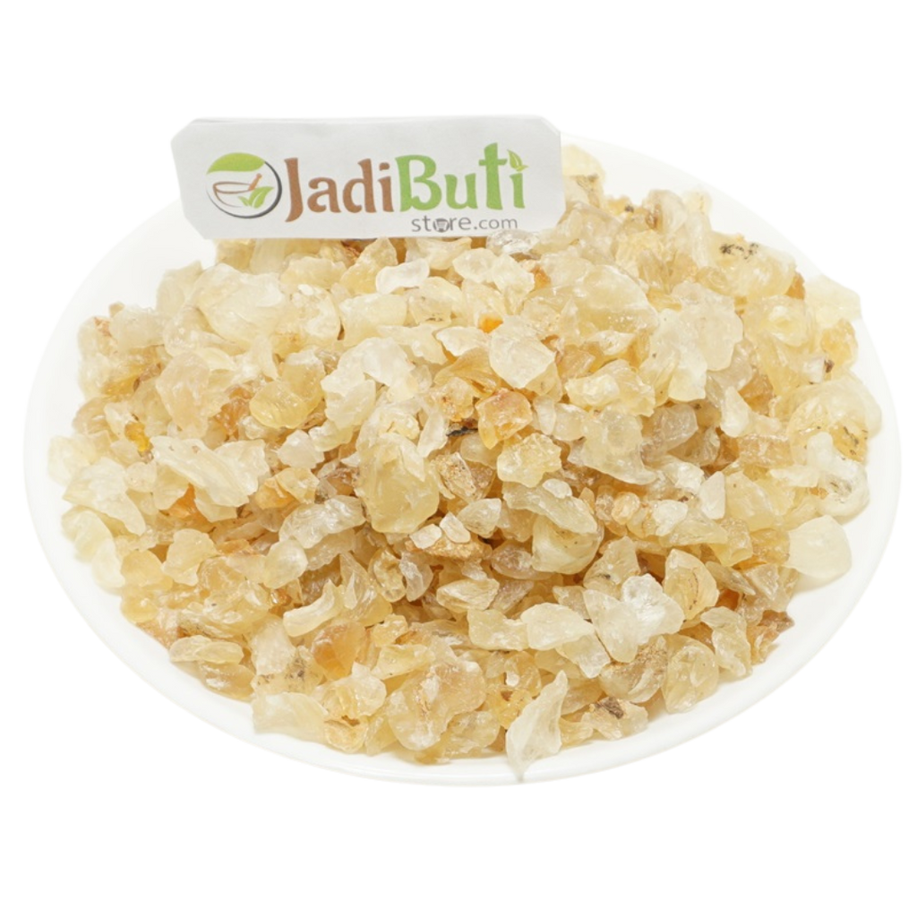 Gond Katira natural gum close-up - Jadibuti Store