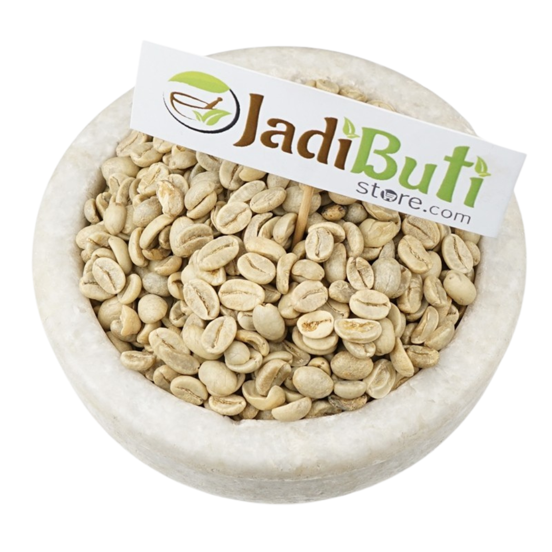 Green Coffee Beans natural unroasted coffee seeds - Jadibuti Store