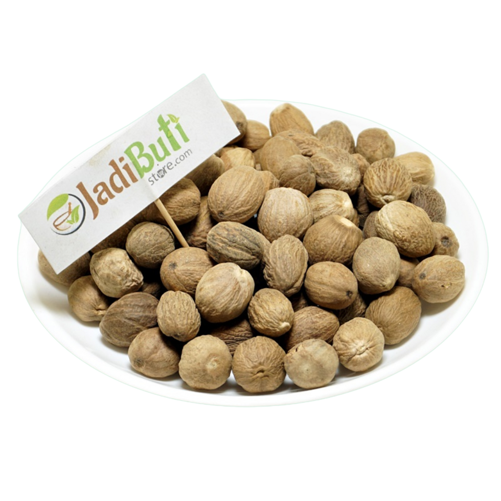 Jaiphal (जायफल) natural whole nutmeg - Myristica fragrans