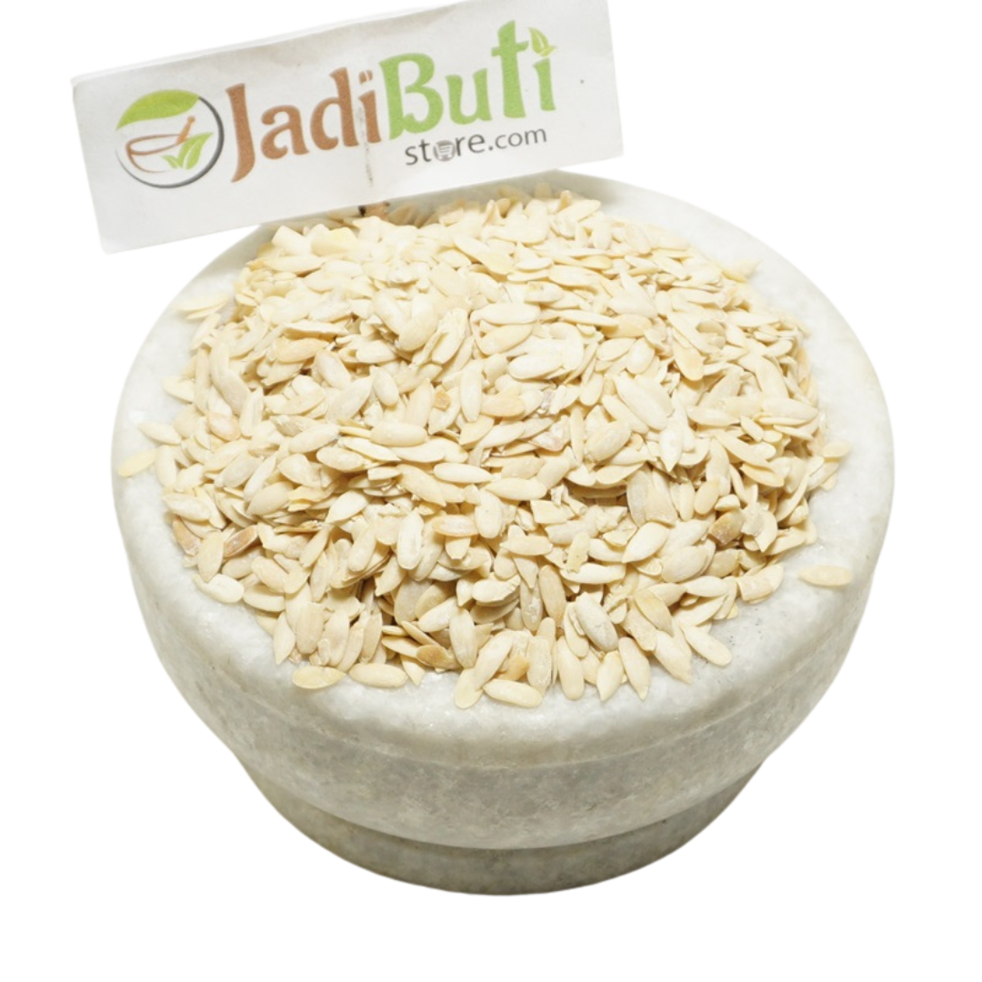 Kharbuja Giri without shell / Muskmelon Seed Kernel - Jadibuti Store