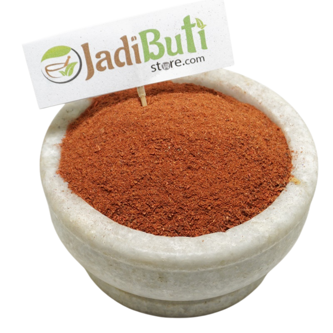 Lal Chandan heartwood powder (Pterocarpus santalinus) - Jadibuti Store