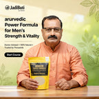 Super formula Ayurvedshala educational image featuring an Ayurvedic practitioner