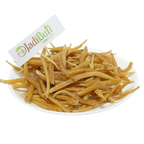 Shatavari dried root pieces on a plate - Jadibuti Store
